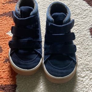 Old Navy Kids Boys Toddler Size 9 TODDLER Navy Blue Shoes Boot Sneakers New